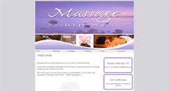 Desktop Screenshot of massagesouthwest.com.au