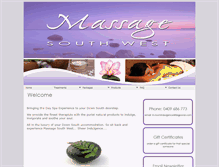 Tablet Screenshot of massagesouthwest.com.au